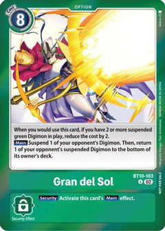 Gran del Sol (Event Pack 5) (BT10-103) - Xros Encounter Foil-1