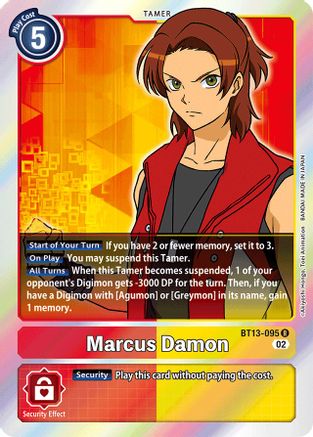Marcus Damon (BT13-095) - Versus Royal Knights Foil-1