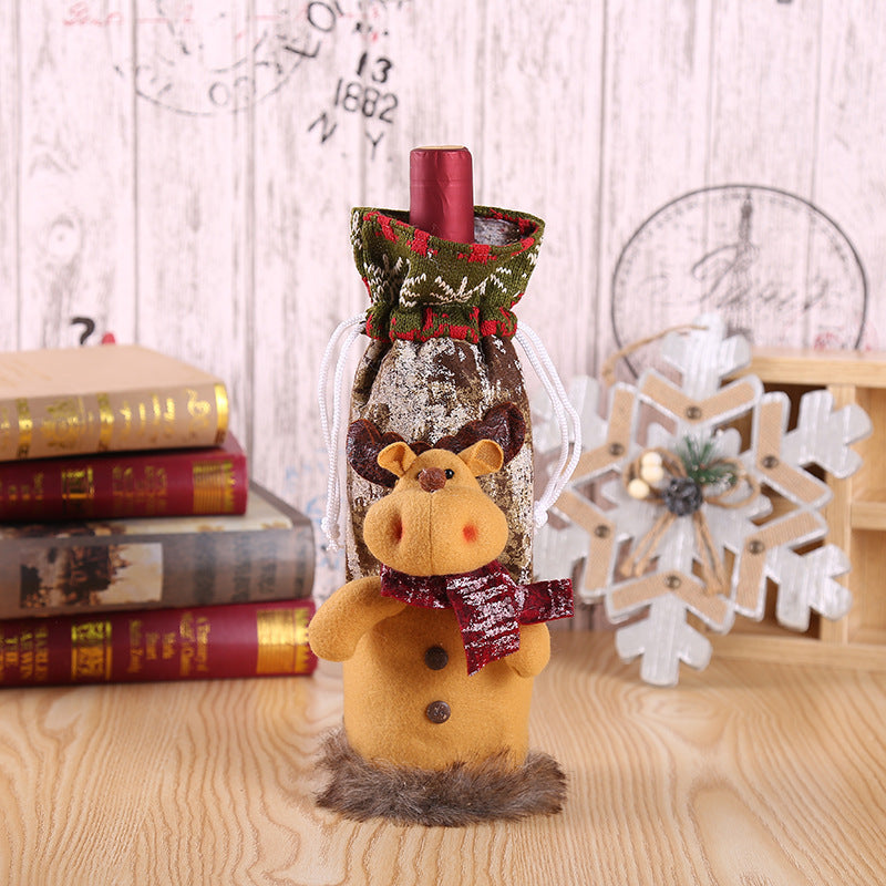 Christmas Decorations Christmas Wine Bottle Socks-46