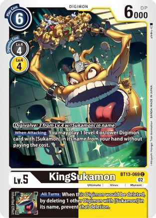 KingSukamon (BT13-069) - Versus Royal Knights-1