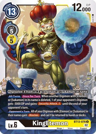 KingEtemon (BT13-076) - Versus Royal Knights-1