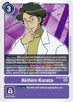 Akihiro Kurata (BT13-103) - Versus Royal Knights-1