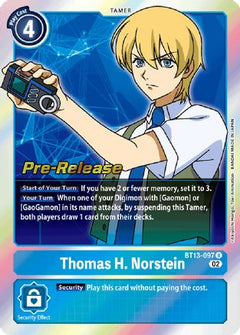 Thomas H. Norstein (BT13-097) - Versus Royal Knights Pre-Release Cards Foil-1