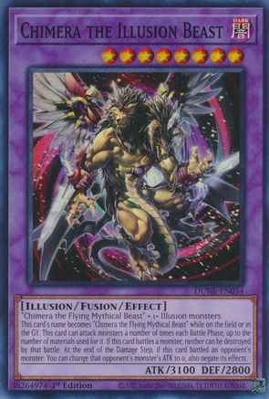 Chimera the Illusion Beast (DUNE-EN034) - Duelist Nexus 1st Edition-1