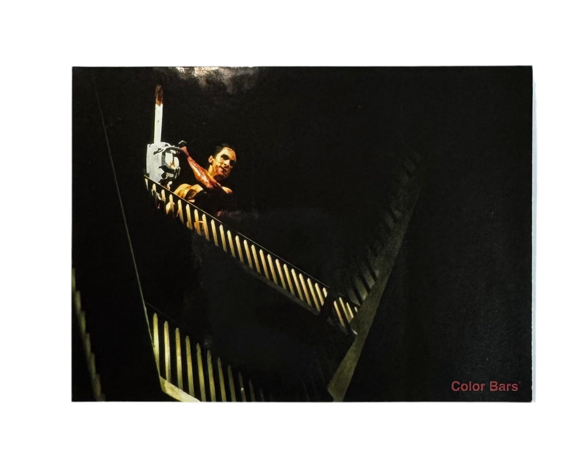 Color Bars x Scarface 'Chainsaw' Sticker - Black-1