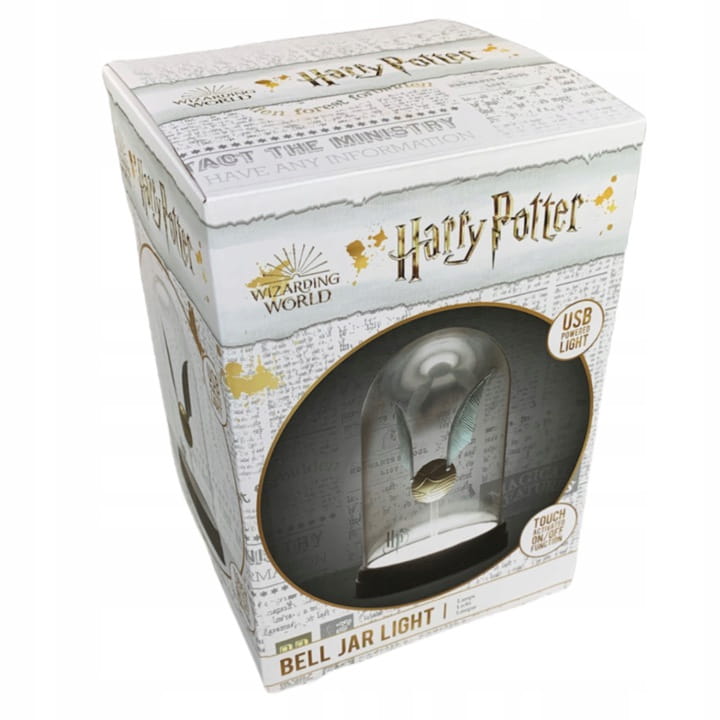 Harry Potter Golden Snitch Bell Jar Light (UPC: 5055964712563)