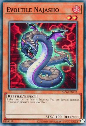 Evoltile Najasho (OP22-EN015) - OTS Tournament Pack 22 Unlimited-1