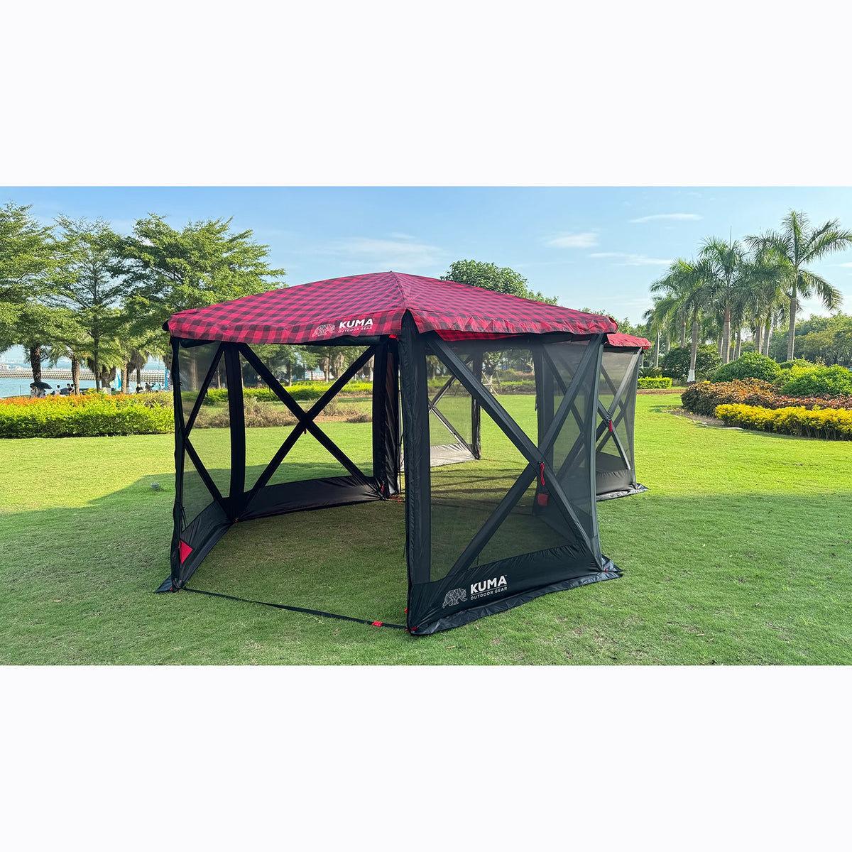 Bear Den Gazebo Connecting Gusset - Black-6