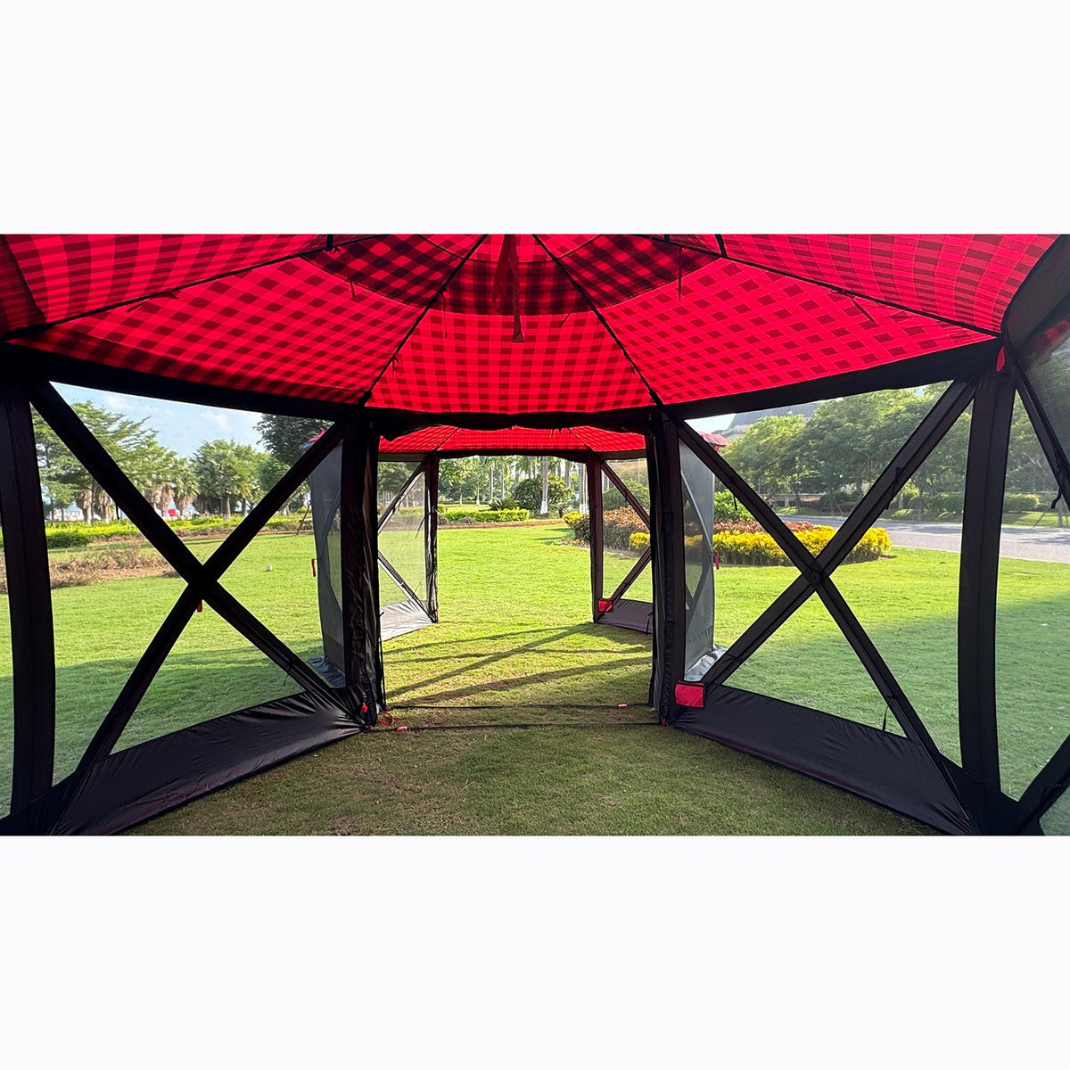 Bear Den Gazebo Connecting Gusset - Black-5