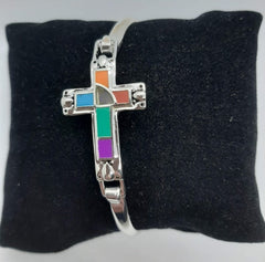 Inlay Cross Bangle - Style 1-1