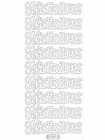 Deco Stickers - Felicitations-1