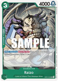 Raizo (Event Pack Vol. 2) (OP01-052) - One Piece Promotion Cards-1