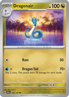 Dragonair 158 - SV03 Obsidian Flames Reverse Holofoil-1