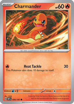 Charmander 26 - SV03 Obsidian Flames-1