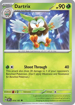 Dartrix 14 - SV03 Obsidian Flames-1