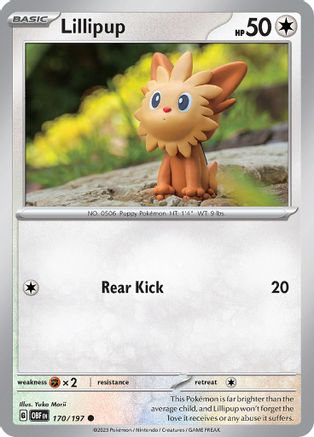 Lillipup 170 - SV03 Obsidian Flames Reverse Holofoil-1