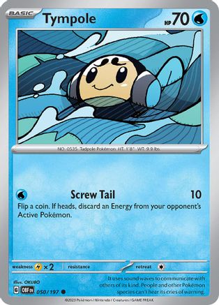 Tympole 50 - SV03 Obsidian Flames Reverse Holofoil-1