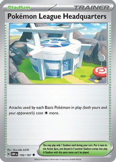 Pokemon League Headquarters 192 - SV03 Obsidian Flames-1