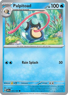Palpitoad 51 - SV03 Obsidian Flames Reverse Holofoil-1