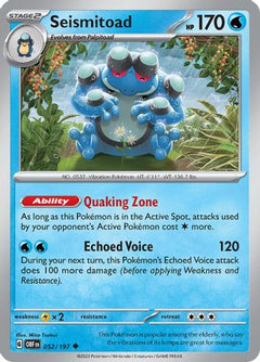 Seismitoad 52 - SV03 Obsidian Flames-1