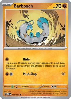 Barboach 108 - SV03 Obsidian Flames Reverse Holofoil-1