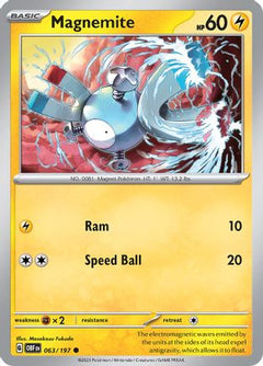 Magnemite 63 - SV03 Obsidian Flames-1