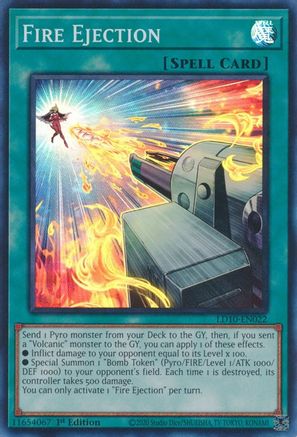 Fire Ejection (LD10-EN022) - Legendary Duelists: Soulburning Volcano 1st Edition-1