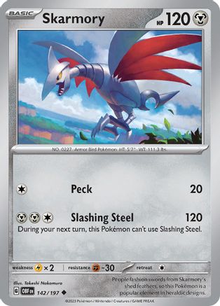 Skarmory 142 - SV03 Obsidian Flames-1