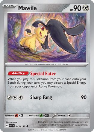 Mawile - 143/197 143 - SV03 Obsidian Flames-1