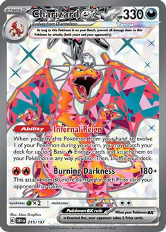Charizard ex - 215/197 215 - SV03 Obsidian Flames Holofoil-1