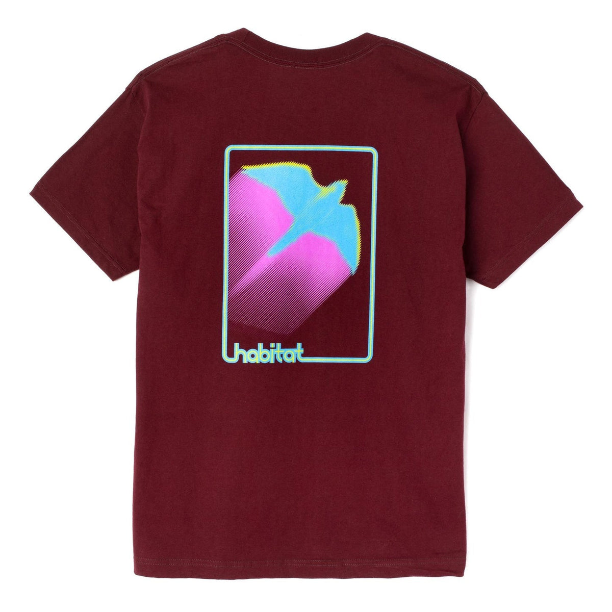 Habitat 'Speed Test' Tee - Maroon-2