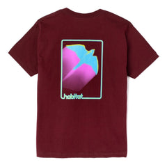 Habitat 'Speed Test' Tee - Maroon-2