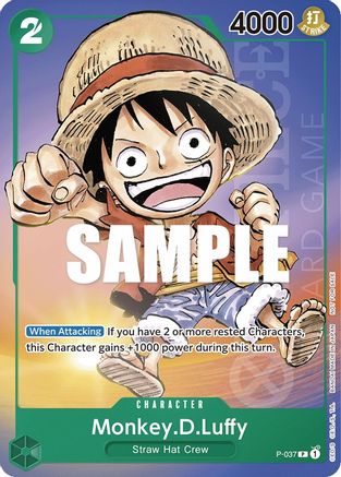 Monkey.D.Luffy (Gen Con 2023) (P-037) - One Piece Promotion Cards Foil-1