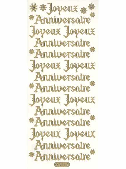 Deco Stickers - Joyeux Anniversaire-1