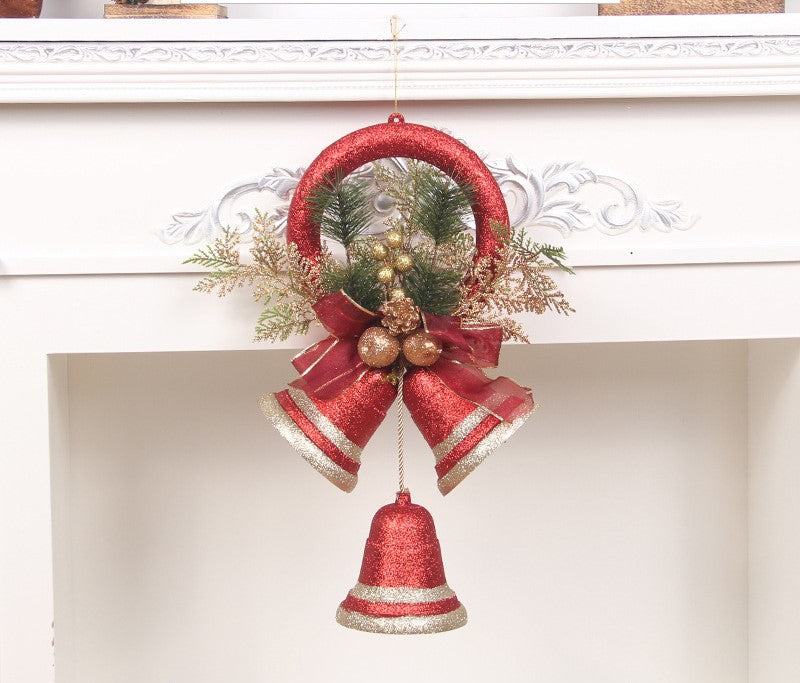 Christmas Bell Ornaments, Pearlescent Paper Tree Decorations-8