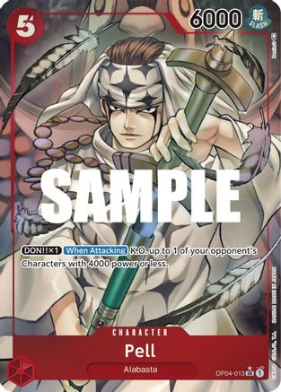 Pell (Alternate Art) (OP04-013) - Kingdoms of Intrigue Foil-1