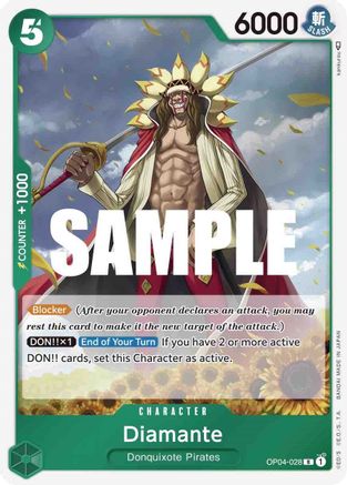 Diamante (OP04-028) - Kingdoms of Intrigue Foil-1