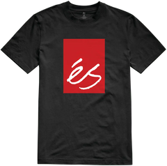 éS 'Main Block' Tee - Black-1