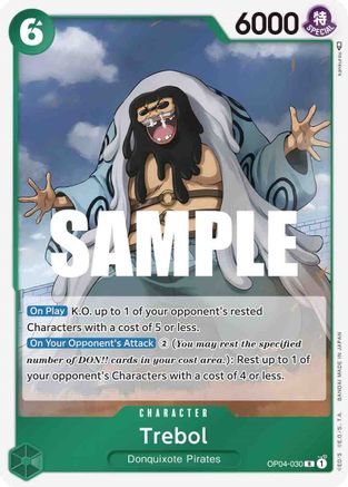 Trebol (OP04-030) - Kingdoms of Intrigue Foil-1