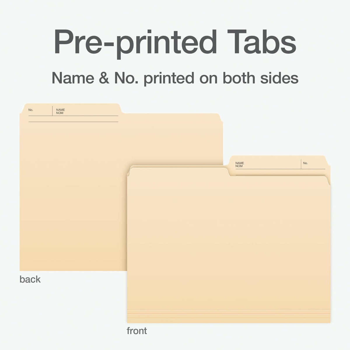 Pendaflex File Folders, 100-Pack, Letter Size, 1/2-Cut Reversible Tab, Manila, for File Cabinets, File Organizer, Corporate Office, School and Business Document Organization 🍁 All In One Marketplace Canada