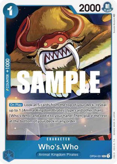 Who's.Who (OP04-051) - Kingdoms of Intrigue Foil-1