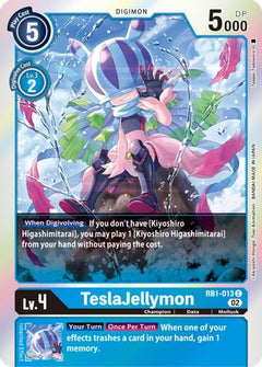 TeslaJellymon (RB1-013) - Resurgence Booster Foil-1