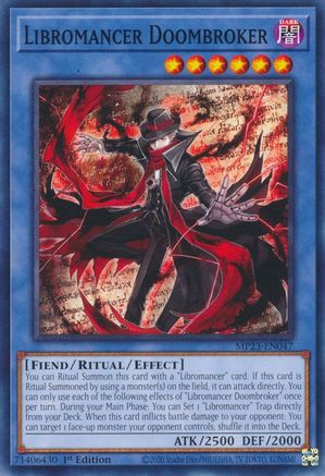 Libromancer Doombroker (MP23-EN047) - 25th Anniversary Tin: Dueling Heroes Mega Pack 1st Edition-1