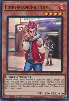 Libromancer Fire (MP23-EN058) - 25th Anniversary Tin: Dueling Heroes Mega Pack 1st Edition-1