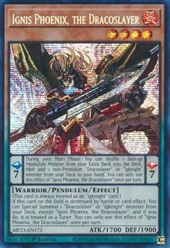 Ignis Phoenix, the Dracoslayer (MP23-EN172) - 25th Anniversary Tin: Dueling Heroes Mega Pack 1st Edition-1