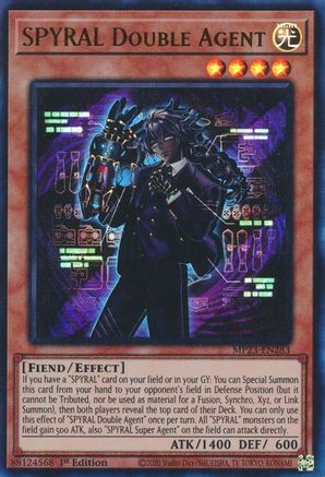 SPYRAL Double Agent (MP23-EN283) - 25th Anniversary Tin: Dueling Heroes Mega Pack 1st Edition-1