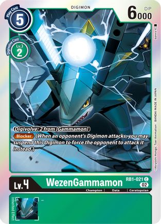 WezenGammamon (RB1-021) - Resurgence Booster Foil-1