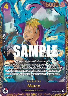 Marco (Treasure Cup) (OP02-018) - One Piece Promotion Cards-1