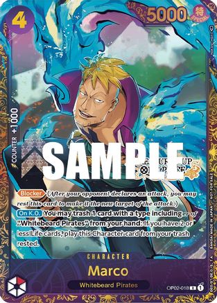 Marco (Treasure Cup) (OP02-018) - One Piece Promotion Cards-1