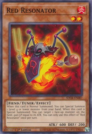 Red Resonator (SDCK-EN007) - Structure Deck: The Crimson King 1st Edition-1